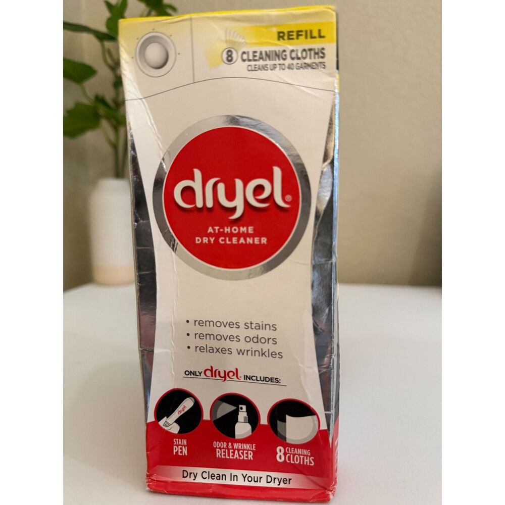 Dryel At-Home Dry Cleaner Kit Safe for Special Care Clothes New